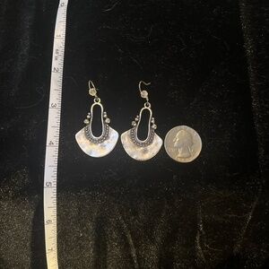 Silver earrings